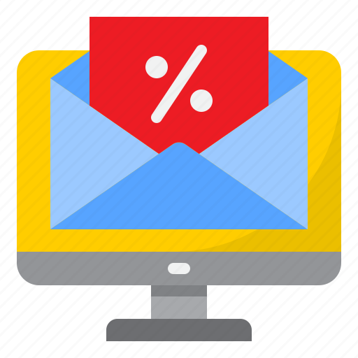 Mail, online, marketing, discount, email icon - Download on Iconfinder