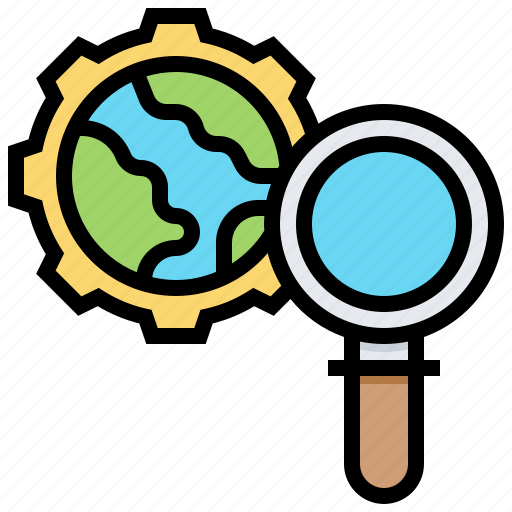 Analysis, engine, global, search, worldwide icon - Download on Iconfinder