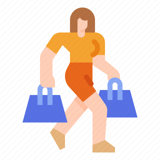 Shopping, customer, woman, buyer, fashion icon - Download on Iconfinder