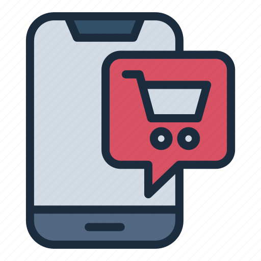 Mobile, shopping, phone, store, shop, commerce, online icon - Download on Iconfinder