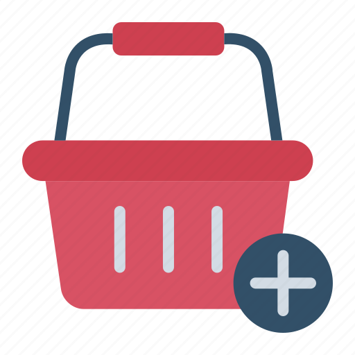 Cart, basket, add, shop, shopping, commerce, online icon - Download on Iconfinder