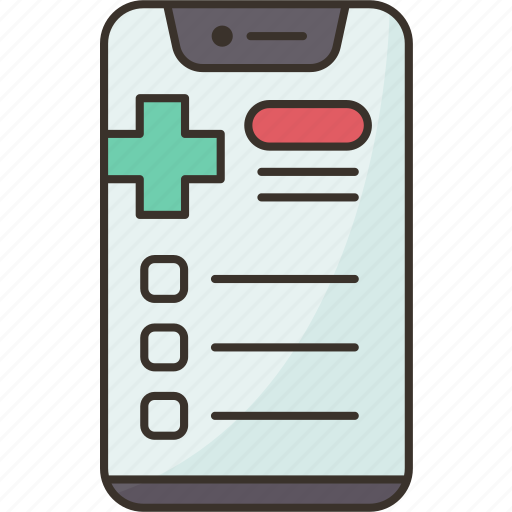 Electronic, prescription, healthcare, medication, document icon - Download on Iconfinder