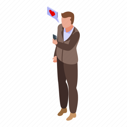 Manager, recruiter, isometric icon - Download on Iconfinder