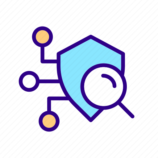 Security scan, detecting weaknesses, searching vulnerabilities, cybersecurity icon - Download on Iconfinder