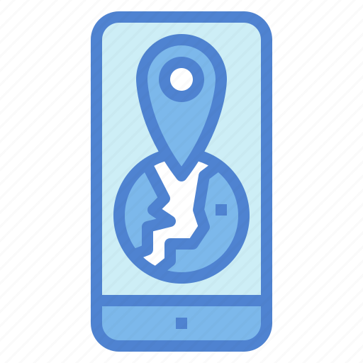 Location, map, online, shopping, smartphone icon - Download on Iconfinder