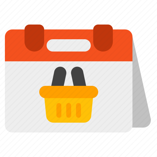 Shopping, date, ecommerce, bag, cart, calendar, schedule icon - Download on Iconfinder