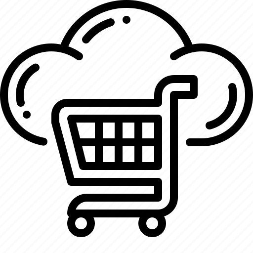 Cloud, computing, online, shopping, ecommerce, business icon - Download on Iconfinder