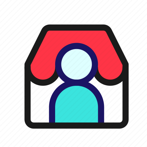 Shop, store, owner, seller, profile, avatar, user icon - Download on Iconfinder