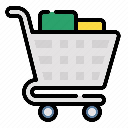 Cart, shopping, basket, trolley icon - Download on Iconfinder