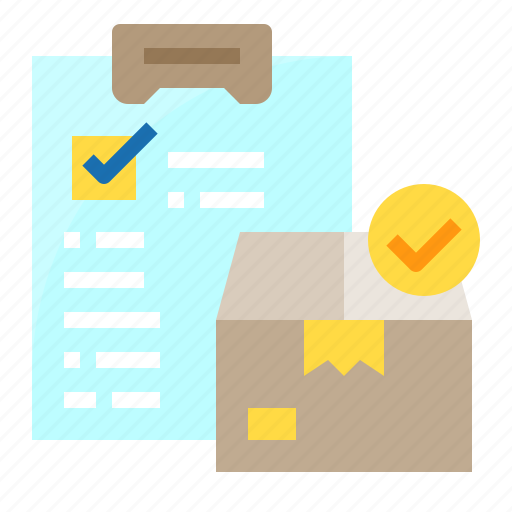 Box, check, checklist, list, package icon - Download on Iconfinder