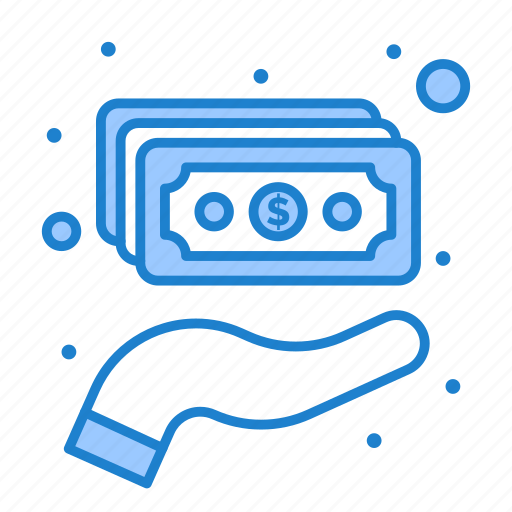 Cash, hand, holding, money icon - Download on Iconfinder