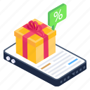 mcommerce, online shopping, mobile special offer, shopping app, online gift purchase