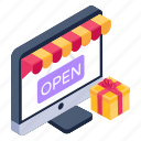 ecommerce, online shop, open shop, web shop, online shopping