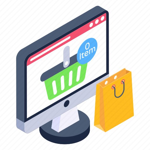 Web shopping, empty cart, online shopping, ecommerce, eshopping icon - Download on Iconfinder