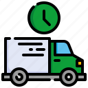 delivery, truck, express, time, shipping