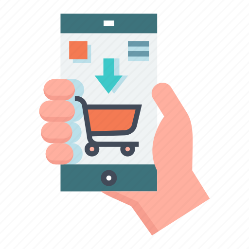 Cart, e-commerce, mobile, online, purchase, shopping, smartphone icon - Download on Iconfinder