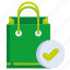 checklist, online, shop, shopping, bag, store, commerce 