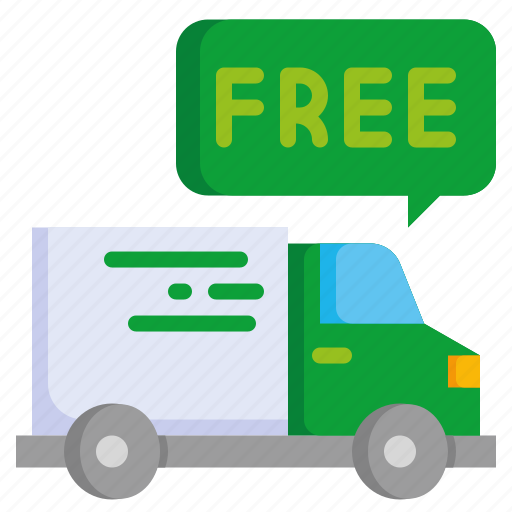 Free, delivery, shipping, transportation, truck icon - Download on Iconfinder