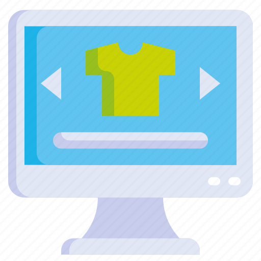 Online, shopping, store, clothes, tshirt, computer icon - Download on Iconfinder