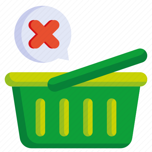 Remove, online, store, shopping, basket, cancel, delete icon - Download on Iconfinder