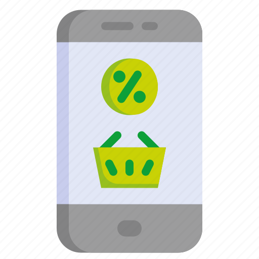 Shopping, basket, app, smartphone, grocery icon - Download on Iconfinder