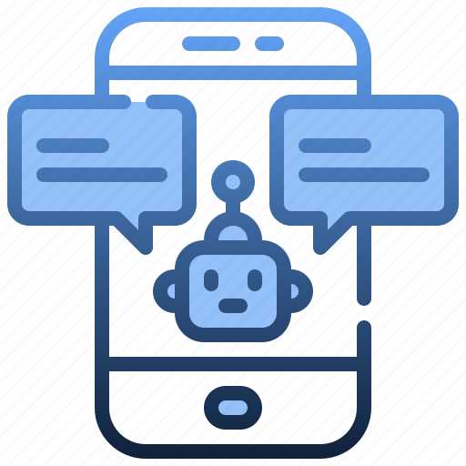 Chatbot, chat, bubble, robotic, electronics, smartphone icon - Download on Iconfinder