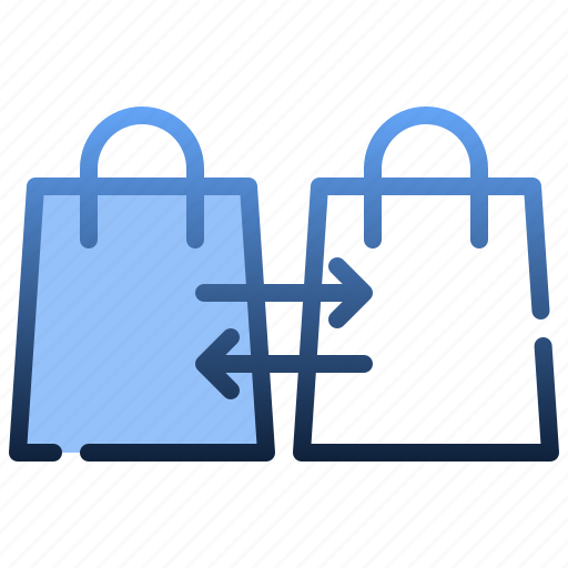 Compare, shopping, bag, comparative, marketing, online icon - Download on Iconfinder