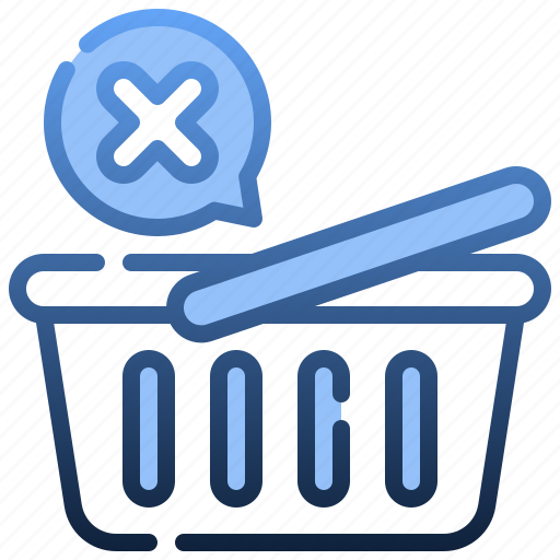 Remove, online, store, shopping, basket, cancel, delete icon - Download on Iconfinder