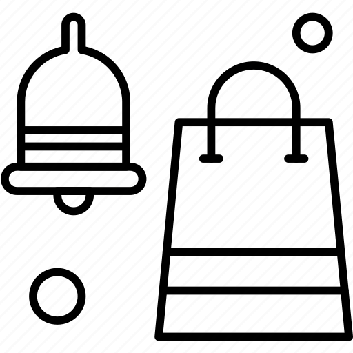 Bag, bell, online shopping, shopping bag icon - Download on Iconfinder