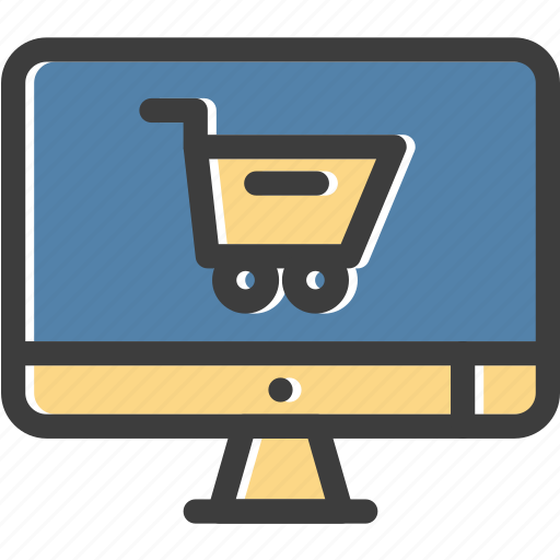 Online, shop, shoppinglcdled icon - Download on Iconfinder
