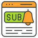 subscription, subscriber, marketing, subscribe, content, membership