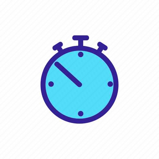 Contour, online, stopwatch, taxi, time, timer, watch icon - Download on Iconfinder