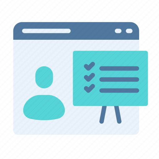 Tutorial, presentation, online, learn icon - Download on Iconfinder