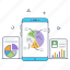 segmentation, mobile analytics, online analytics, online infographic, online data 