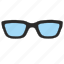 blue, glasses, optic, optics, rimmed, eyeglasses, sunglasses 
