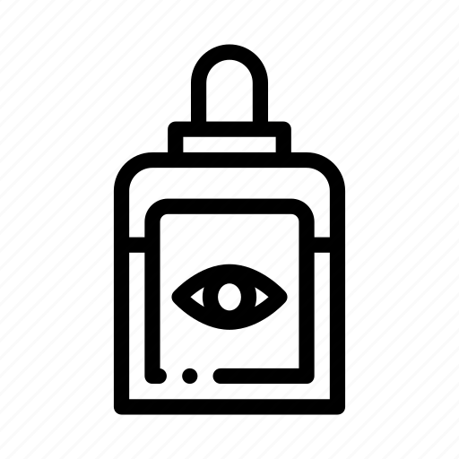 Bottle, container, drops, eyes, healthcare, human, sick icon - Download on Iconfinder