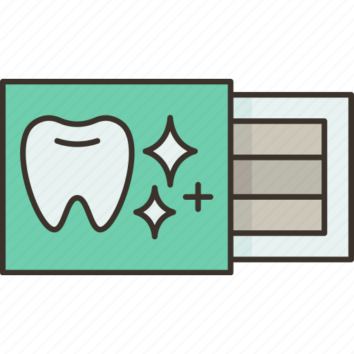 Whitening, strips, teeth, bleach, care icon - Download on Iconfinder