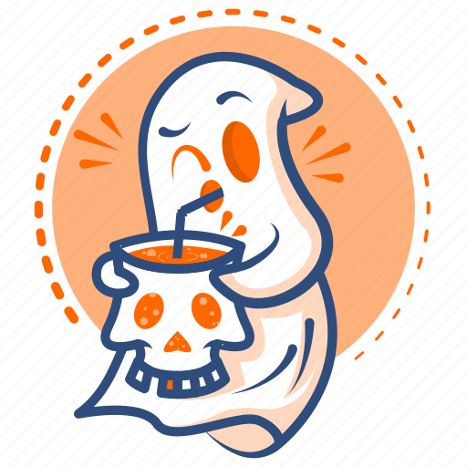 Drink, ghost, halloween, spooky, blood, boo icon - Download on Iconfinder