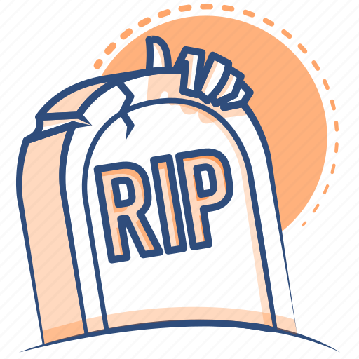 Dead, halloween, grave, rip icon - Download on Iconfinder