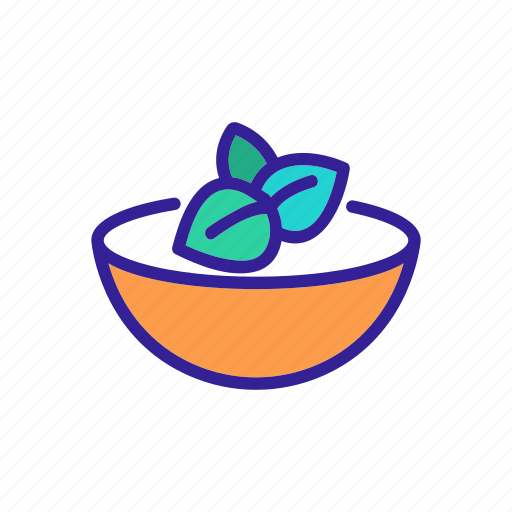 Bowl, branch, garden, herbal, oregano, plant, pot icon - Download on Iconfinder