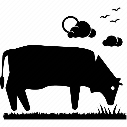 Animal, beef, cow, fed, grass, meat, organic icon - Download on Iconfinder