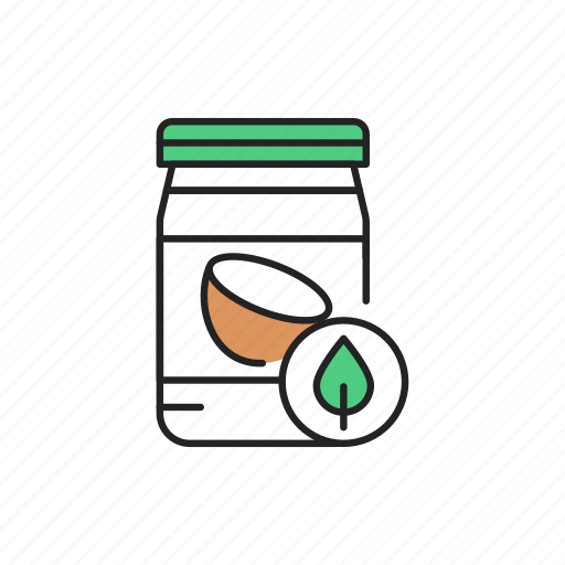 Coconut, oil, jar icon - Download on Iconfinder