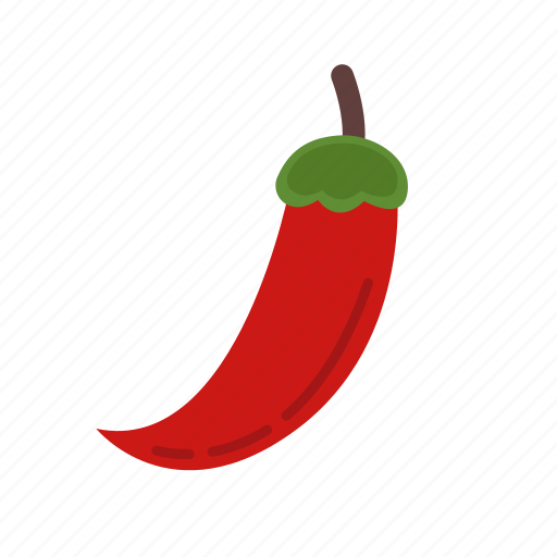Chilli, red, vegetable, organic, fresh, hot, spicy icon - Download on Iconfinder