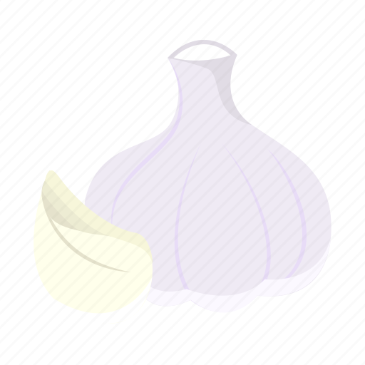 Garlic, vegetable, seasoning, white, fresh, organic, food icon - Download on Iconfinder