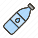 water bottle, bottle, water, drink, beverage
