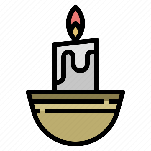 Candle, light, spa, relax, massage, aroma, therapy icon - Download on Iconfinder