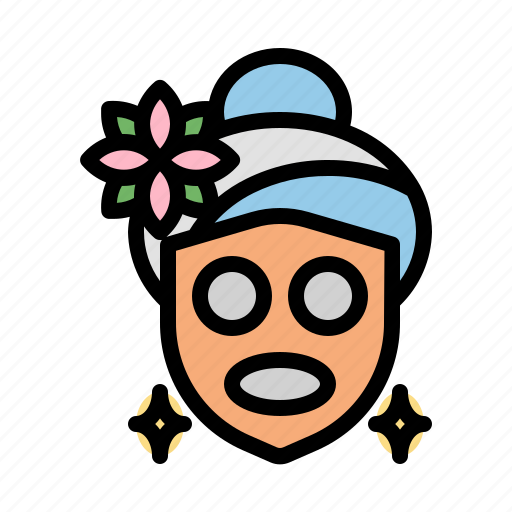 Facial, mask, treatment, spa, beauty, skin, care icon - Download on Iconfinder