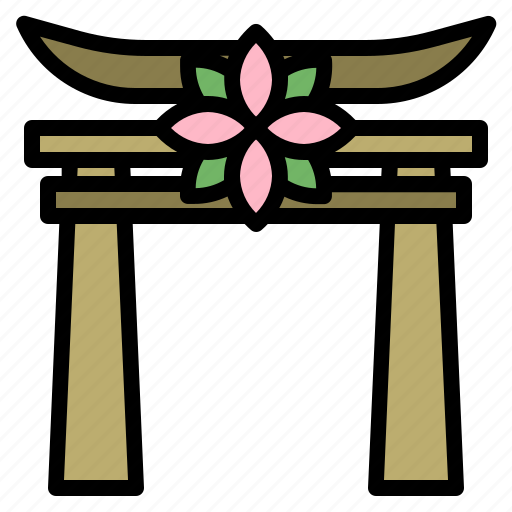 Gate, oriental, spa, japan, torii icon - Download on Iconfinder