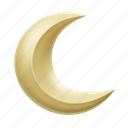 moon, ramadan, islam, muslim, islamic, ornament, decoration, accessories, golden 