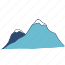 mountain, mountain scape, landscape, scenery, hill, snow mountain, snow cap mountain